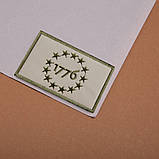 Набір шевронів 2 шт. із липучкою Прапор США Америка 1776 Патріот шеврон беж, вишитий патч нашивка 5х8 см, фото 8