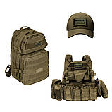 Набір шевронів 2 шт. на липучці мама каже: Я особливий, вишитий патч нашивка, смішний шеврон хакі 5х8 см, фото 3