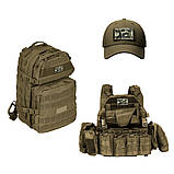 Набір шевронів 2 шт. з липучкою Я їздив там, деочний орок зірати, піксель і хакі 5х8 см, фото 4