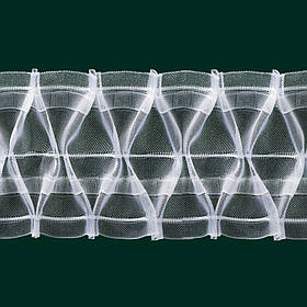 Тасьма Ромб вафелька 1:2,5 коефіцієнт складання шторна тасьма Німеччина