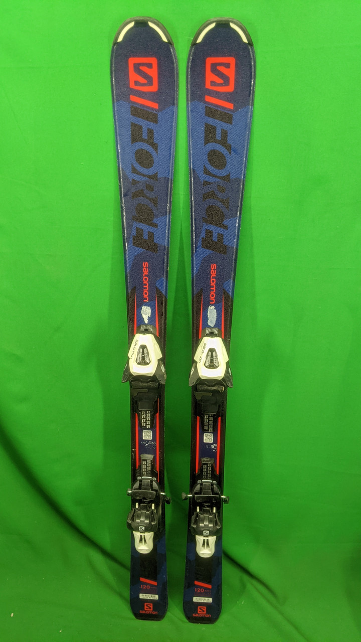 Гірські лижі Salomon S/Force JR 120 см карвінг, 2023p б/у, фото 1