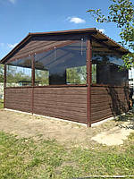 М’які вікна ПВХ для захисту від вітру та дощу