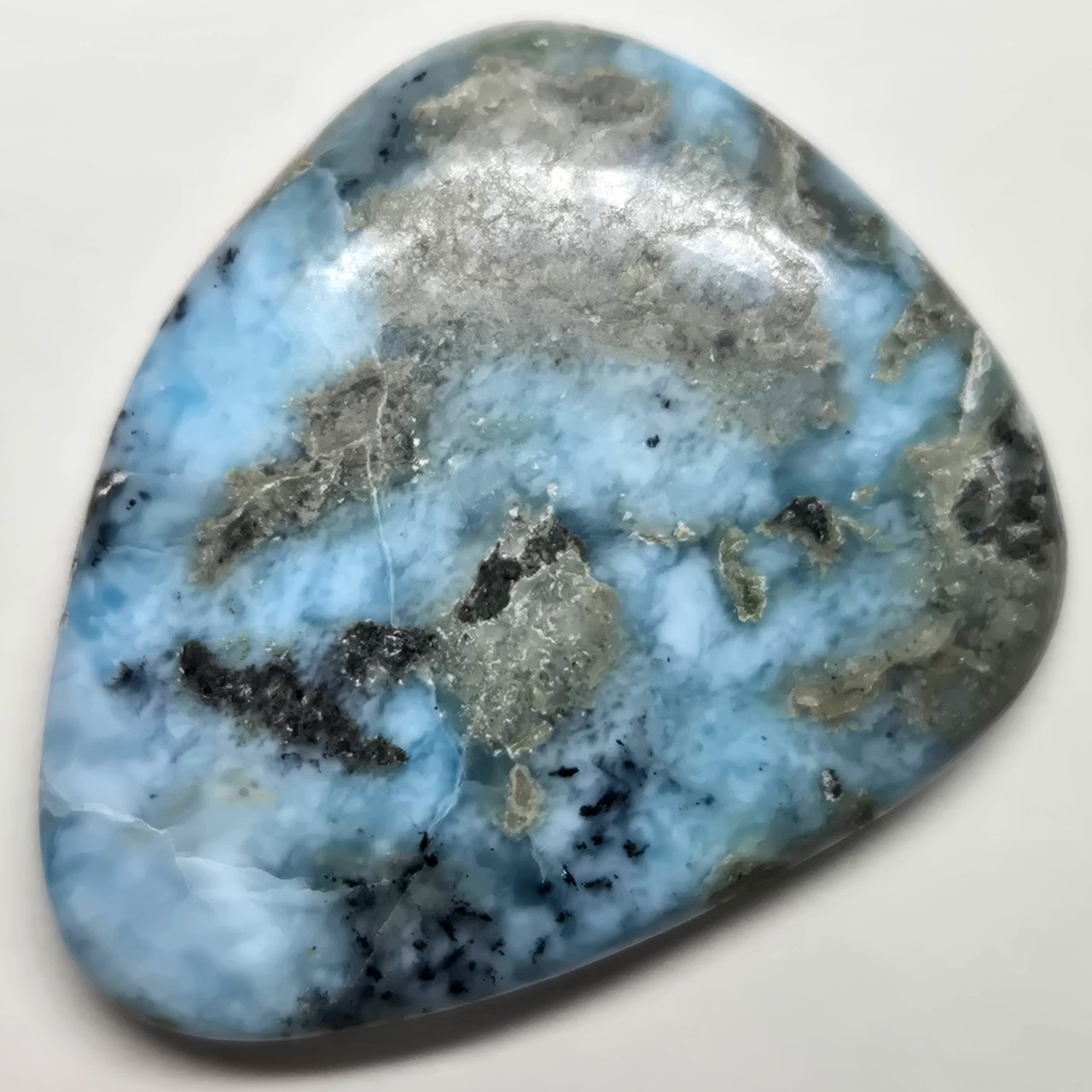 Природний ларимар кабошон для створення прикрас 70 ct, фото 1