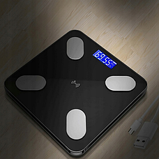 Розумні підлогові ваги Retoo E032 з аналізом складу тіла, Bluetooth, додатком OKOK, скляна платформа, до 180 кг, вимірювання жиру, фото 5
