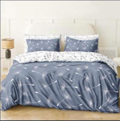 Набір постільної білизни Бязь Голд Люкс №бл568 Двуспальний розмір 200х220 на кнопках