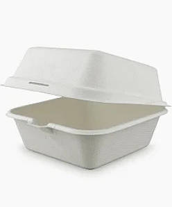 Коробка для бургера з багасси Burger BIOBOX 178х178х90 (5 шт.)