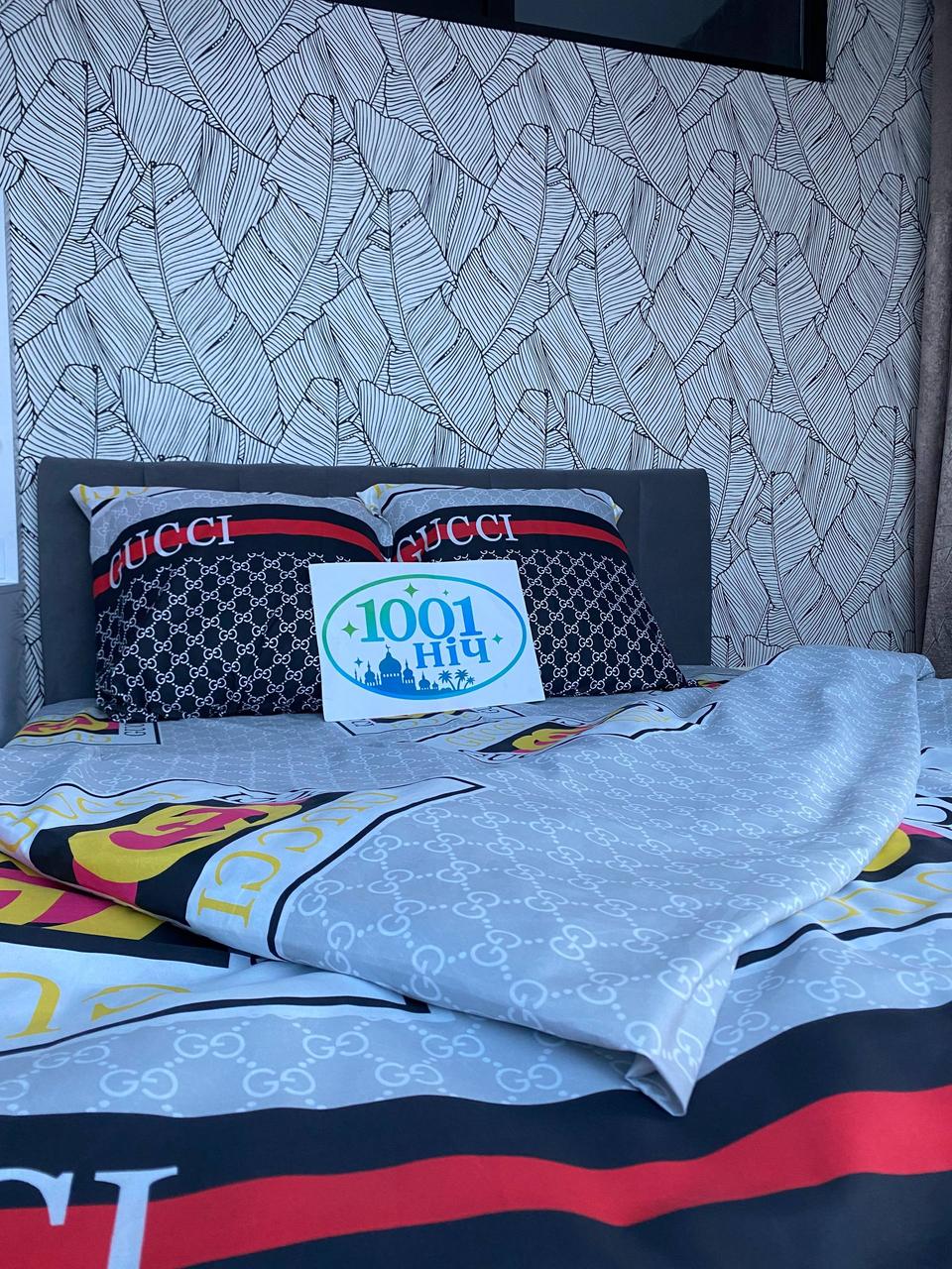 Комплект постільного бязь №пл587 Полуторний 150х220