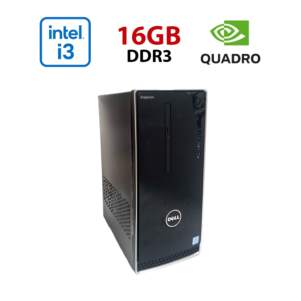 Ігровий ПК Dell Inspirion 3650/ Core i3-6100/ 16 GB RAM/ 512 GB SSD/ Quadro M2000 4GB