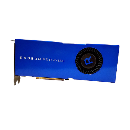 Дискретна видеокарта AMD Radeon Pro WX 8200, 8 GB HBM2, 2048-bit / 4x Mini DisplayPort, фото 1