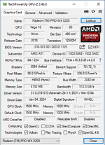 Дискретна видеокарта AMD Radeon Pro WX 8200, 8 GB HBM2, 2048-bit / 4x Mini DisplayPort, фото 5