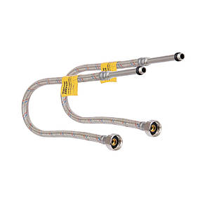 Шланг гнучк. нерж. обплет. силікон довгий (пара) L-40cм. 1/2"в хМ10з SF380W40 SD Forte