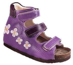 Сандалі ортопедичні  для дівчинки 07-005 р-р. 21-30 17x28 см - розмір 22