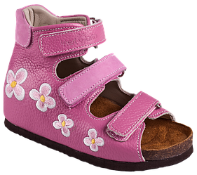 Сандалі ортопедичні для дівчинки 07-004 р-р. 21-30 17x28 см - розмір 27