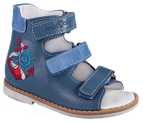 Сандалі ортопедичні для хлопчика 06-116 р-р. 19-30 17x24 см - розмір 19