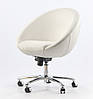 Офісне крісло Office Michelle біле шкірозамінник, фото 2
