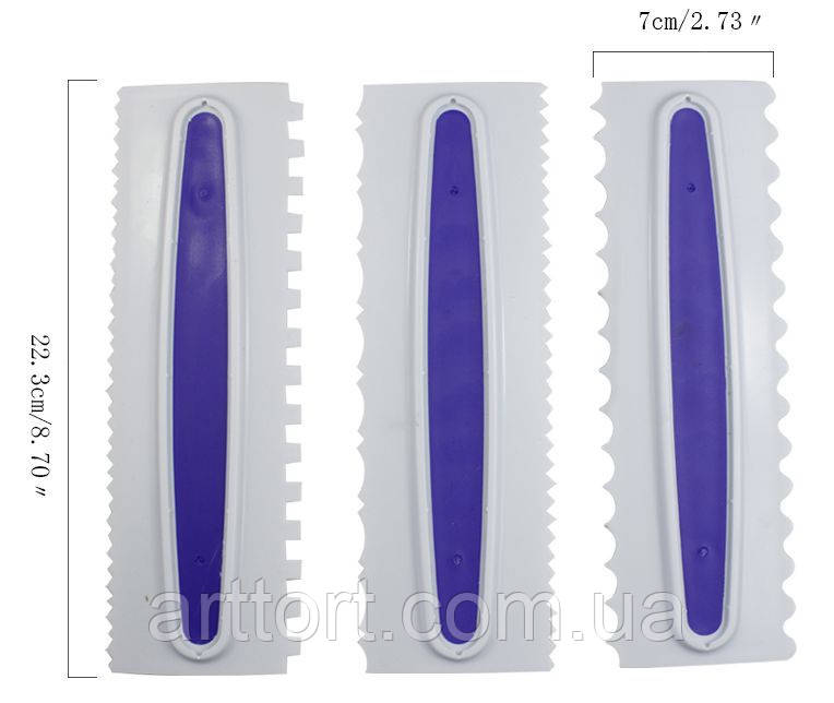 Набір шпателей для створення текстурных візерунків, фото 1