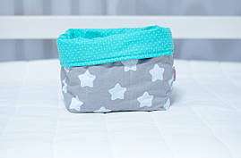 Коробочка для дитячих аксесуарів "Зірки з м'ятою"