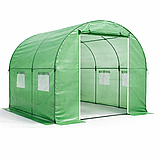 Парник для саду садова теплиця Helper HP-1073 2.5x2x2 м 5 м² теплиця для захисту від холоду теплиця під плівку, фото 2