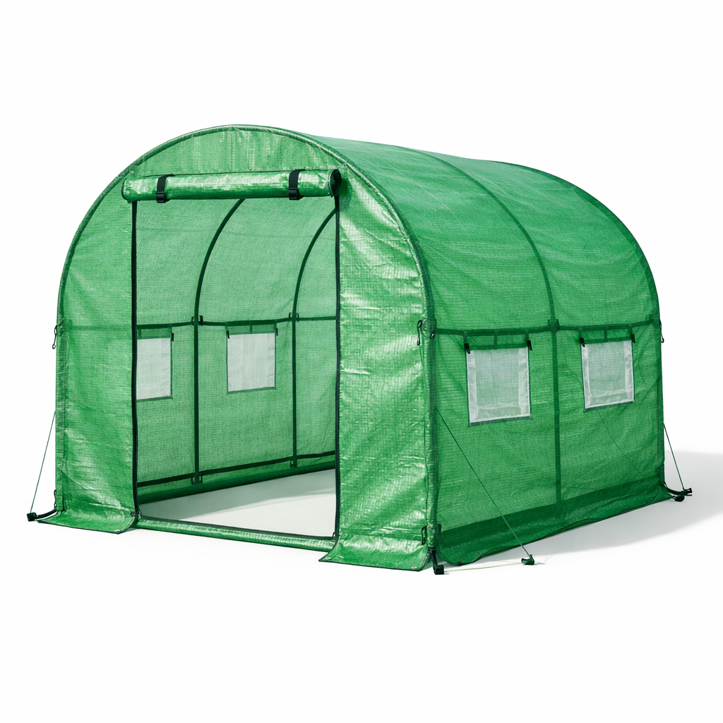 Збірна теплиця для городу садова теплиця Helper HP-1074 2.5x2x2 м 5 м² теплиця під плівку теплиця для вирощування розсади, фото 1