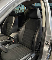 Модельні чохли на сидіння TOYOTA Aygo (2005-2014) Еко-шкіра, алькантара