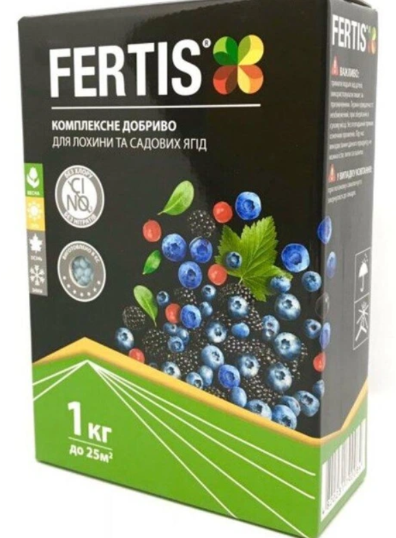 Фертіс "Для лохини та садових ягід" (12-8- 16+МЕ) 1 кг, фото 1