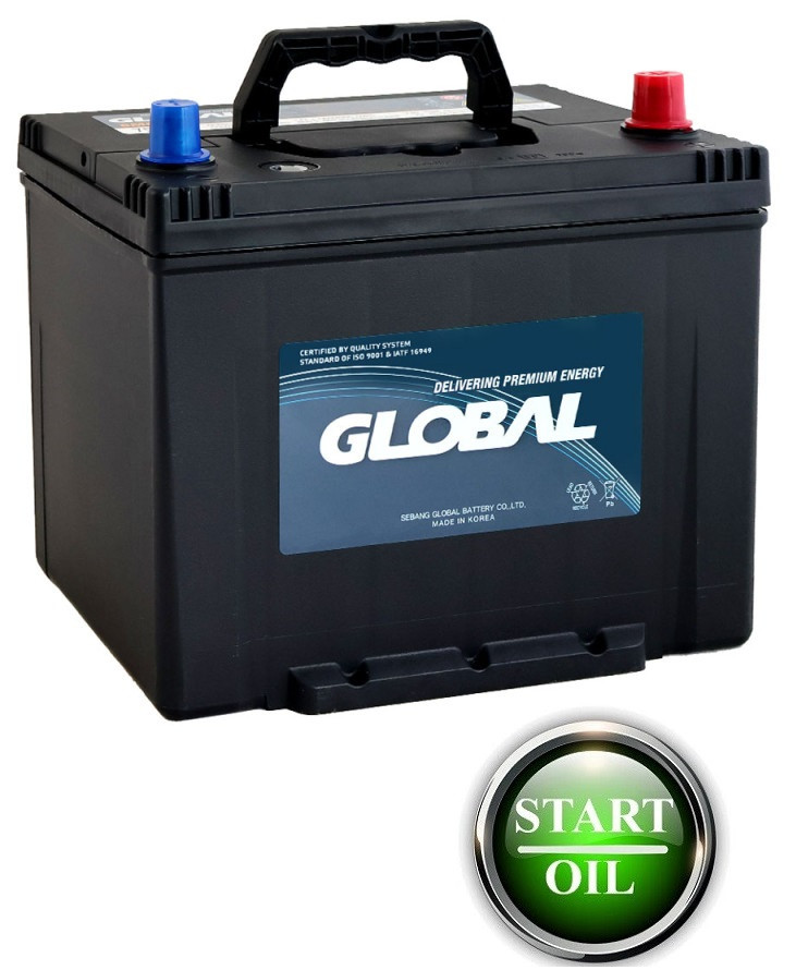 Акумулятор GLOBAL Asia SMF 70Ah 600A R+ SMF 75D26L