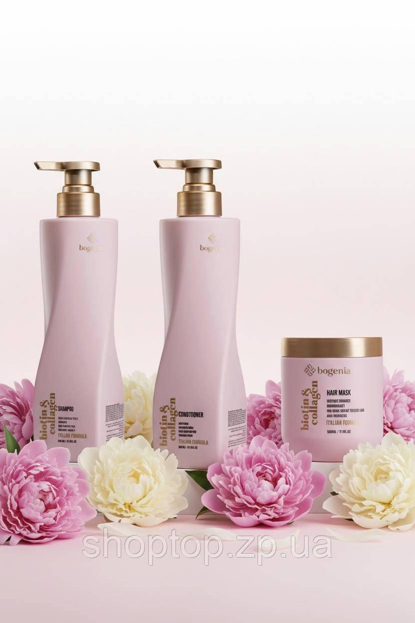Набір для волосся Bogenia Biotin & Collagen, фото 1