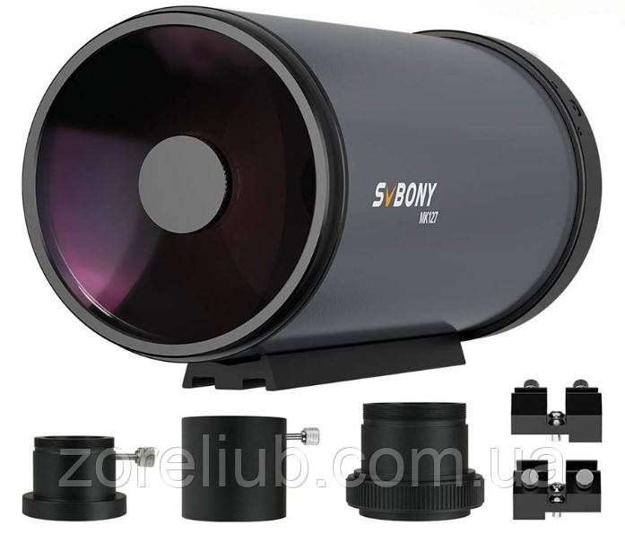 Телескоп Svbony MK127 Максутов-Кассегрен 127/1500 мм, двох швидкісний фокусер 1.25"/2", фокальний редуктор 0.65, фото 1