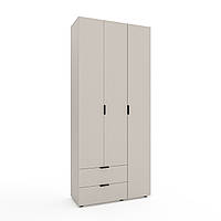 Шафа розпашна для одягу Metkas Home A013L 1000х420х2300 ЛДСП Кашемір (MA013LK)