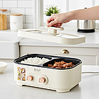 Мультиварка на 2 чаші 6 л, 2000 Вт, R.5420 / Електрична мультиварка / Мультиварка з антипригарним покриттям, фото 6