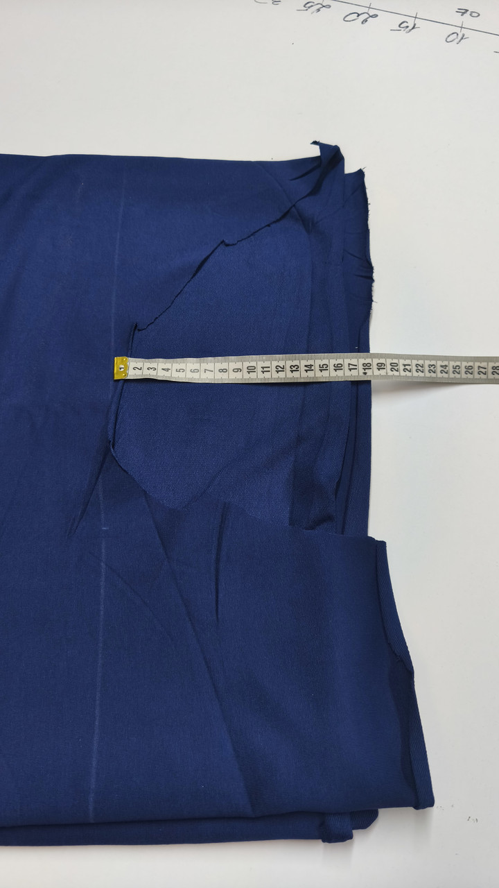 Футер двонитка Чорний — 180 см. щільність 250 г/м2 ВІДРІЗ 0.70 см — Текстуровані смуги полотну