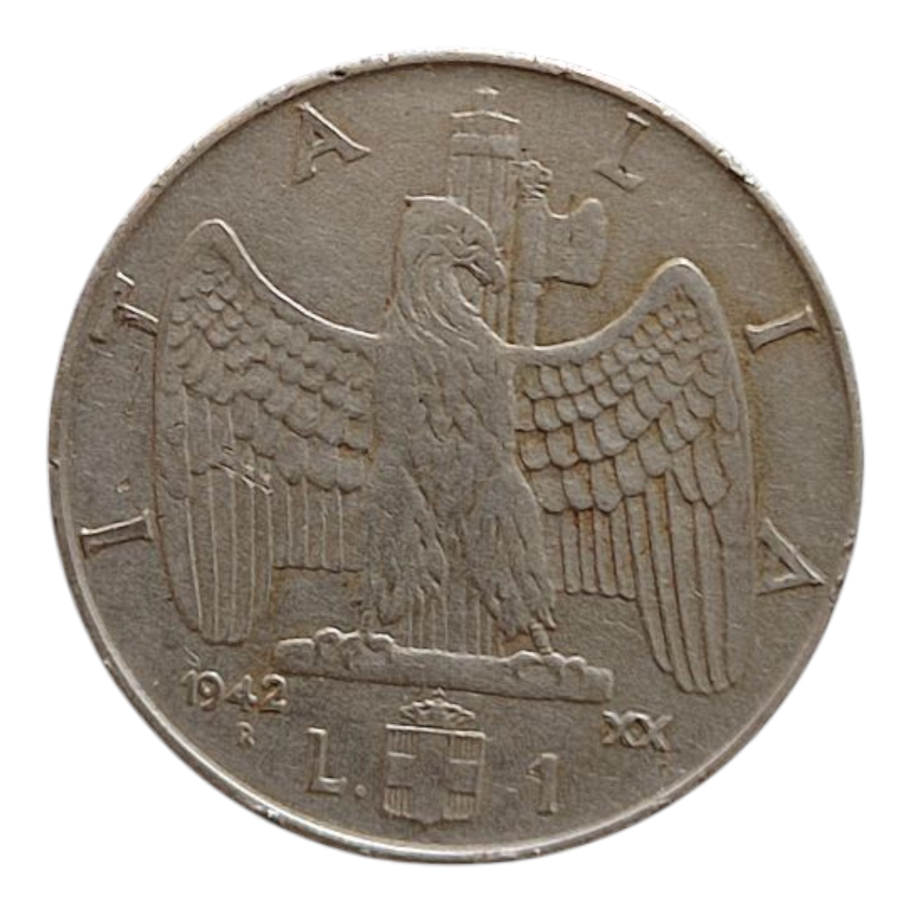 Італія 1 ліра, 1942, фото 1