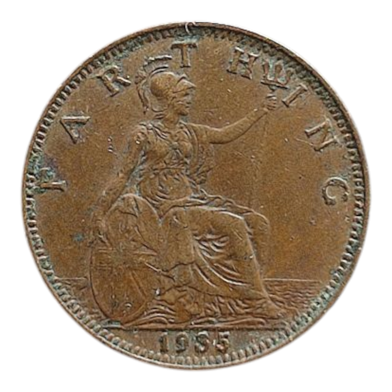 Велика Британія 1 фартінг, 1935, фото 1