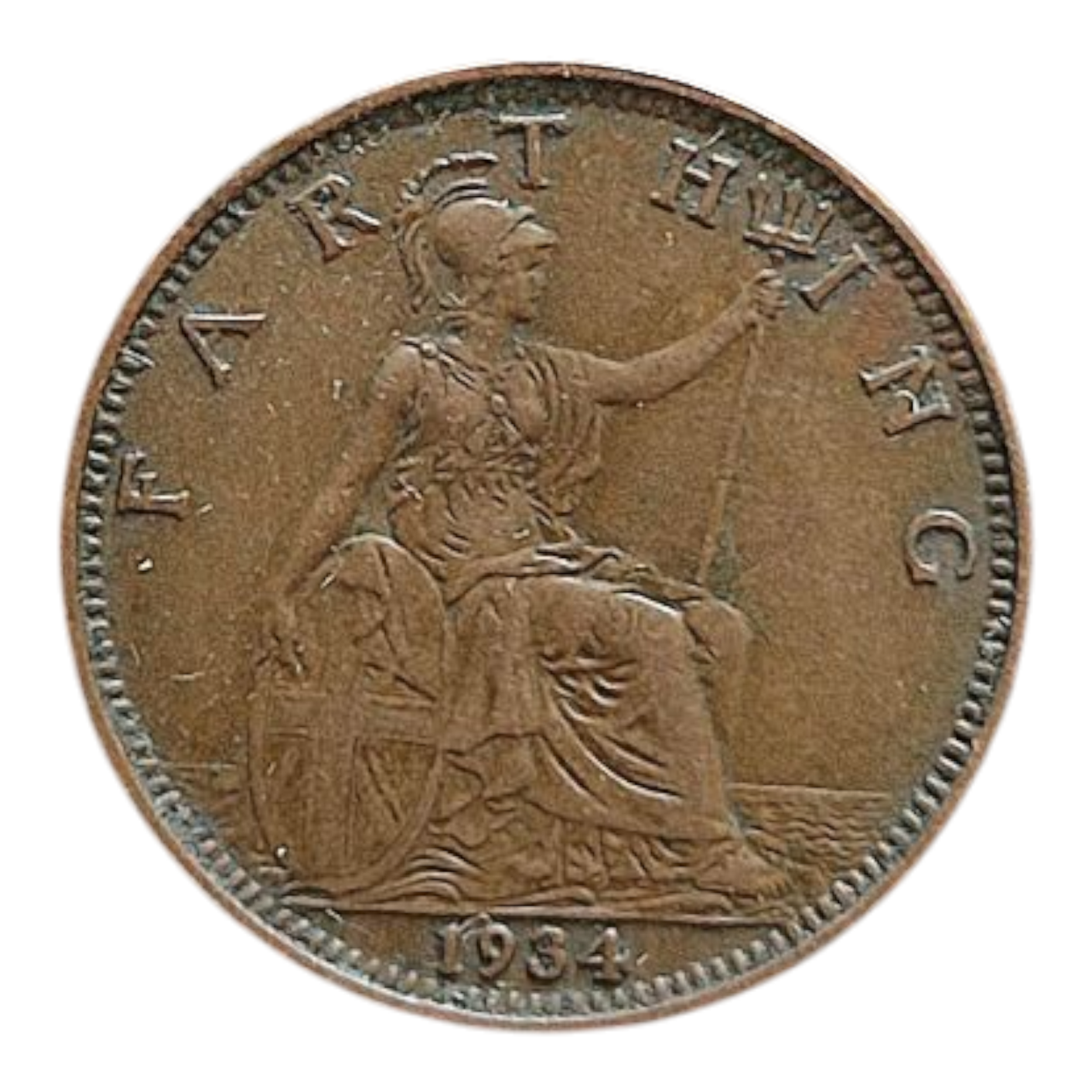 Велика Британія 1 фартінг, 1934, фото 1