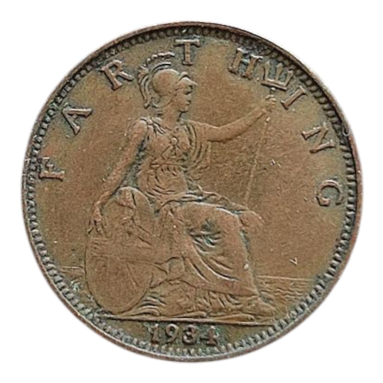 Велика Британія 1 фартінг, 1934, фото 1