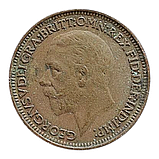 Велика Британія 1 фартінг, 1934, фото 2