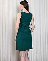 Комплект халат і сорочка для годування на запа́х (смарагдовий), фото 4