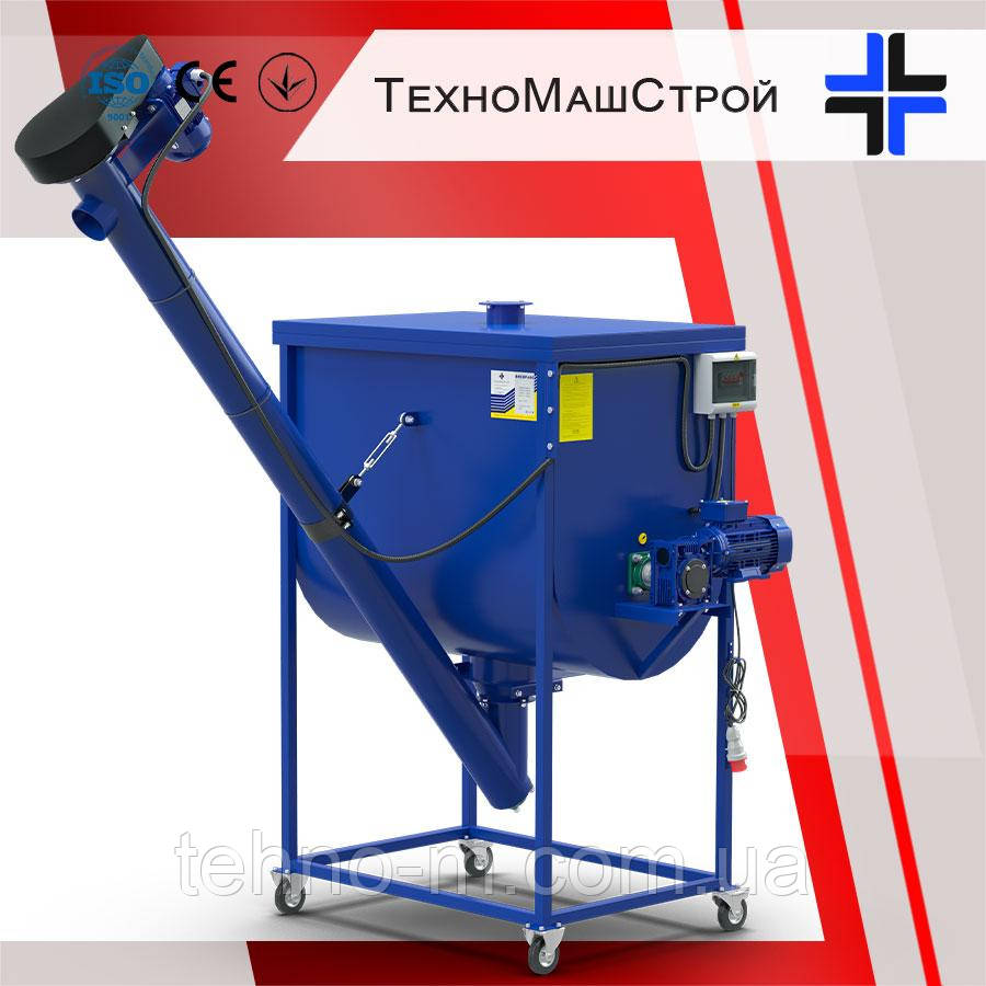 Горизонтальний кормозмішувач Вихор-400, фото 1