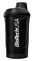 Шейкер BioTech Wave "Panther Black" (600 мл) (101393)