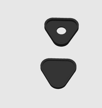 Ізолято, заглушка для акб 18650 3S