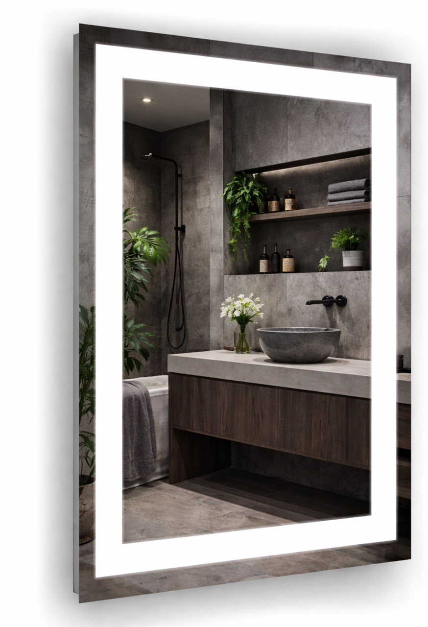 Дзеркало з фронтальним Led підсвічуванням