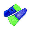 Ласти дитячі із закритою п'ятою SWIM-N-STAR  розмір XS (30-32) салатовы з синім  дитячі ласти, фото 4