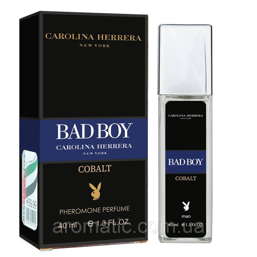 Carolina Herrera Bad Boy Cobalt Parfum Electrique Pheromone Parfum чоловічий 40 мл, фото 1