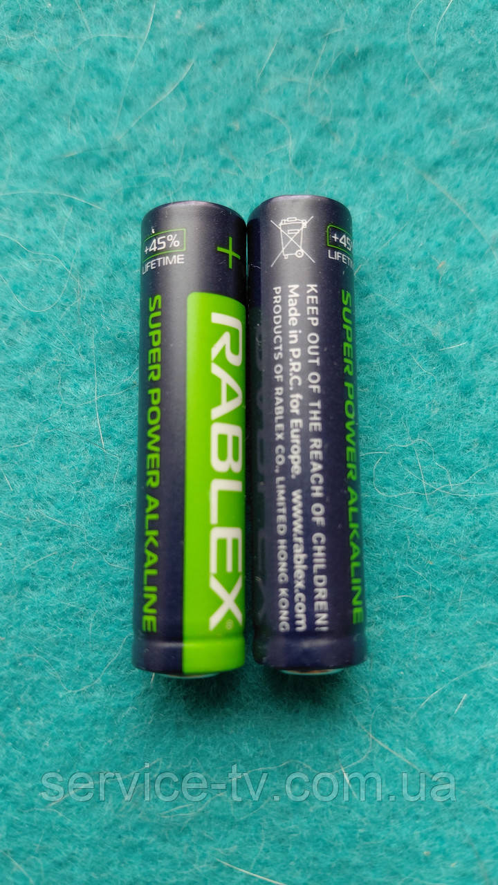 Батарейки "мікропальчикові" Rablex, 1.5 В, тип ААА, фото 1