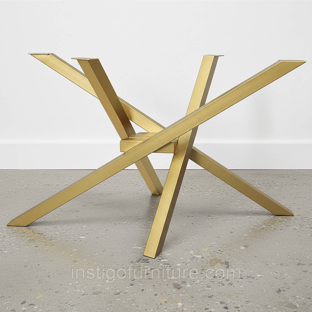 Каркас для столу з металу 1200×650 мм, H 740 мм Золото, фото 1