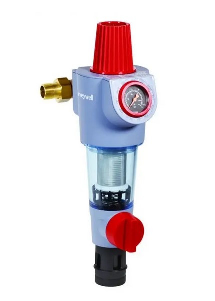 Фільтр з редуктором тиску 3/4" з механізмом зворотного промивання Honeywell FК74СS-3/4 AA, фото 1