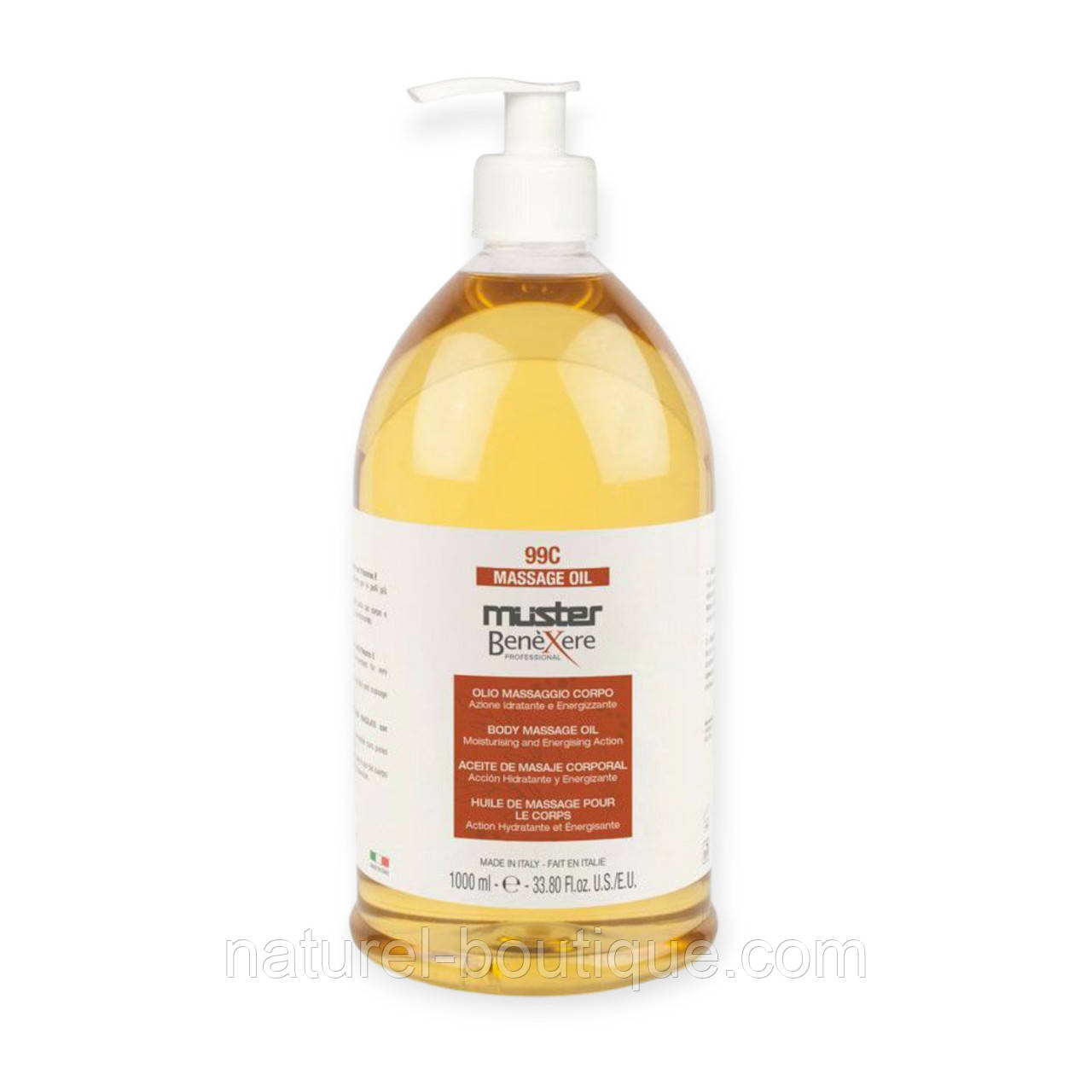 Максажна олія Muster Benexere 99C для тіла із зеленим чаєм 1000 мл, фото 1
