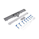 Трап Qtap Dry Tile304-700 лінійний з сухим закривом під плитку 700 мм, фото 6