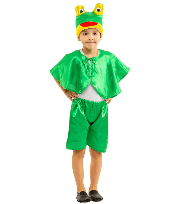 Карнавальный костюм Лягушки Жабки для мальчика весенний на праздник Весны (4-8 лет) - фото 2 - id-p495005699