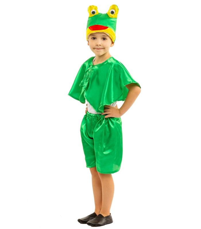 Карнавальный костюм Лягушки Жабки для мальчика весенний на праздник Весны (4-8 лет) - фото 4 - id-p495005699